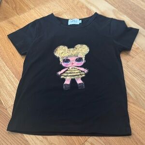 Lola + The Boys GIRLS SEQUIN DOLL T-SHIRT